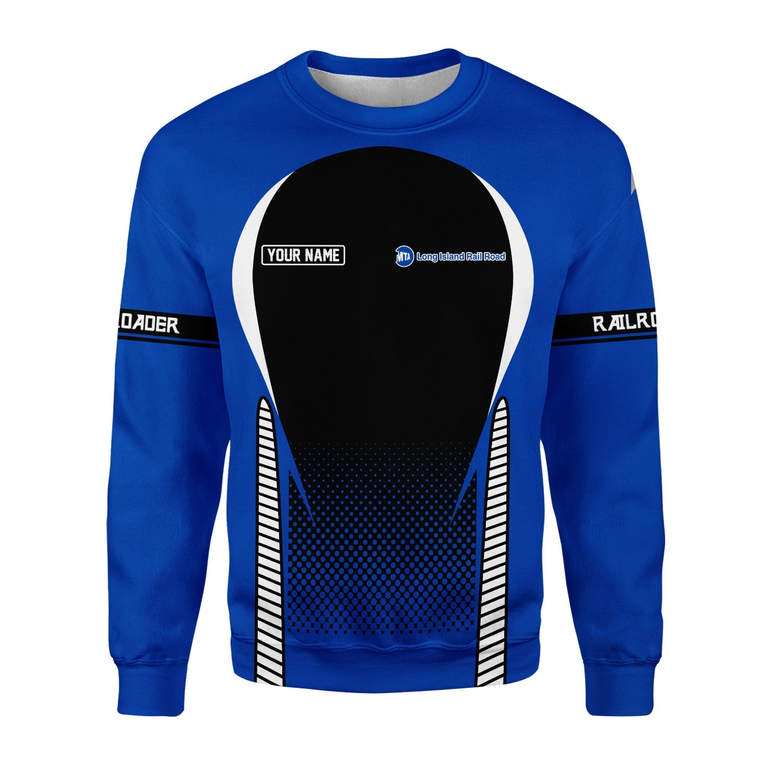 Railspirit Personalized Long Island Railroad Sweatshirt Stress Is Caused By Not Having Enough Trains Shirt All Over Print Shirt