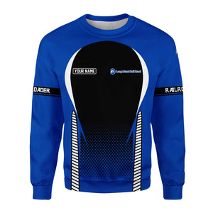 Railspirit Personalized Long Island Railroad Sweatshirt Stress Is Caused By Not Having Enough Trains Shirt All Over Print Shirt