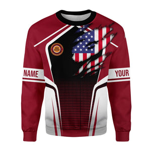 Railspirit Personalized Chicago Great Western Railroad Sweatshirt American Eagle Vintage Train Shirt