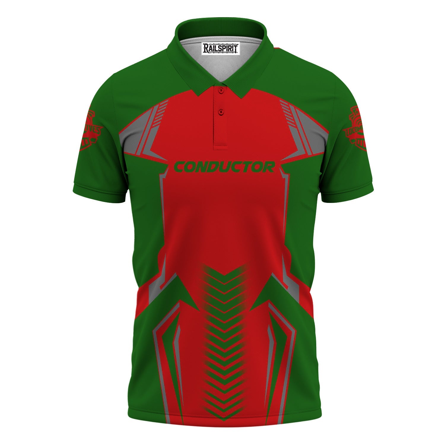 Railspirit Personalized Elgin Joliet And Eastern Railroad Polo Shirt Standout Style with Custom Position Train Shirt