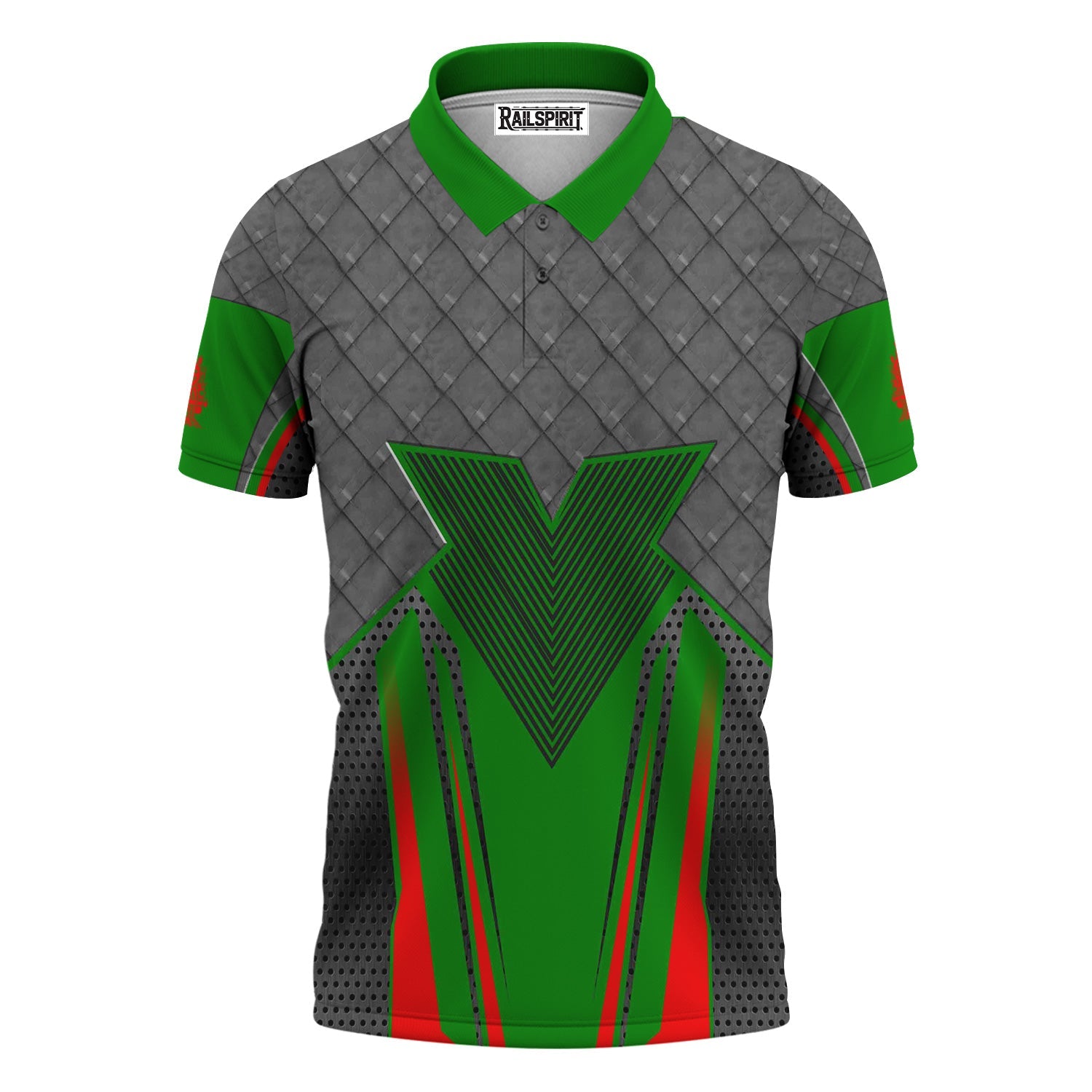 Railspirit Personalized Elgin Joliet And Eastern Railroad Polo Shirt Rugged Steel Vibes Train Shirt All Over Print