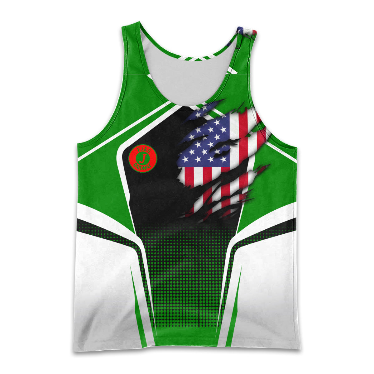 Railspirit Personalized Elgin Joliet And Eastern Railroad Men Tank Top American Eagle Vintage Train Shirt