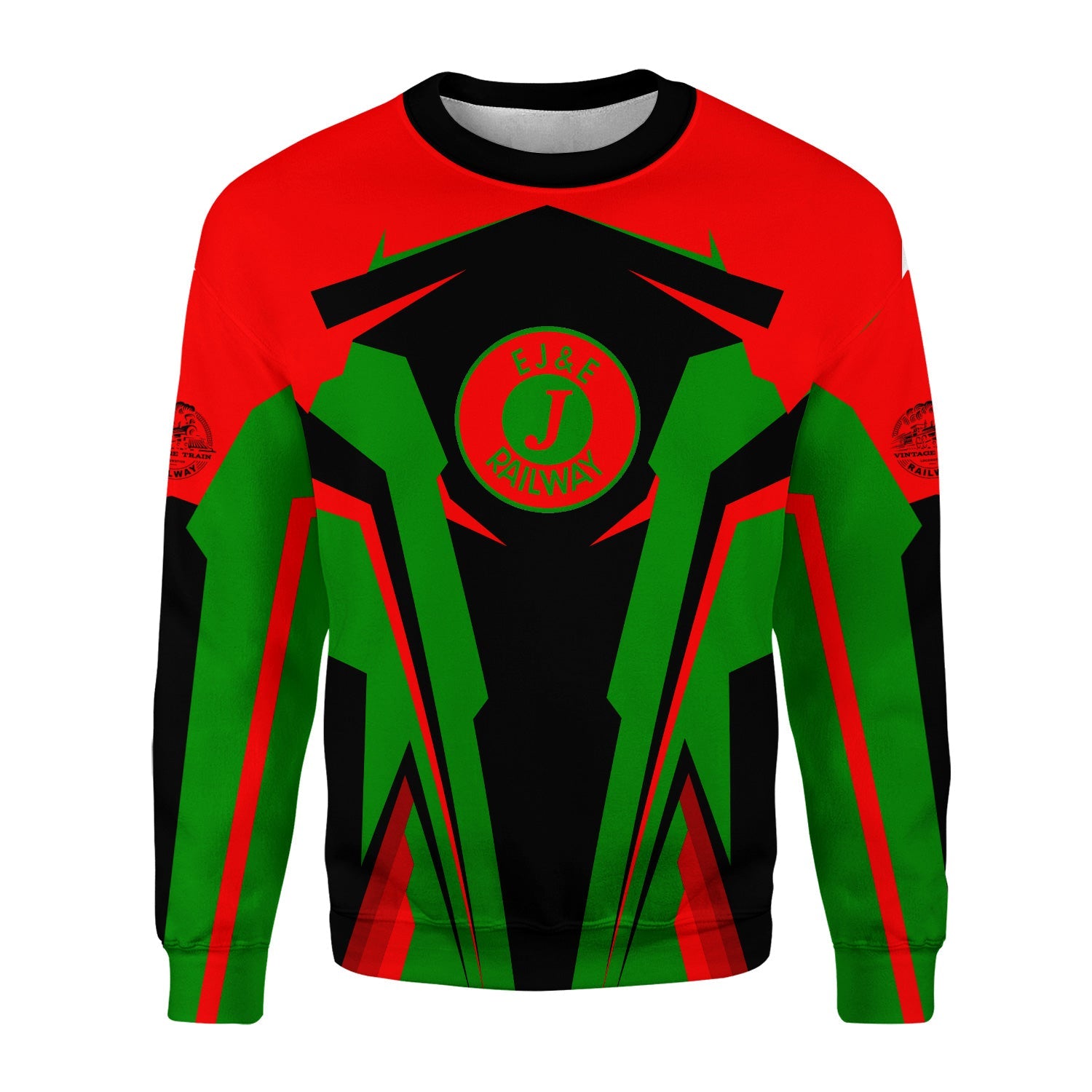 Railspirit Personalized Elgin Joliet And Eastern Railroad Sweatshirt Strong Line Style Train Unisex Shirt All Over Print