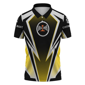 Railspirit Personalized Bessemer And Lake Erie Railroad Polo Shirt Lightning Graphic Style Shirt Gift Idea For Train Lover