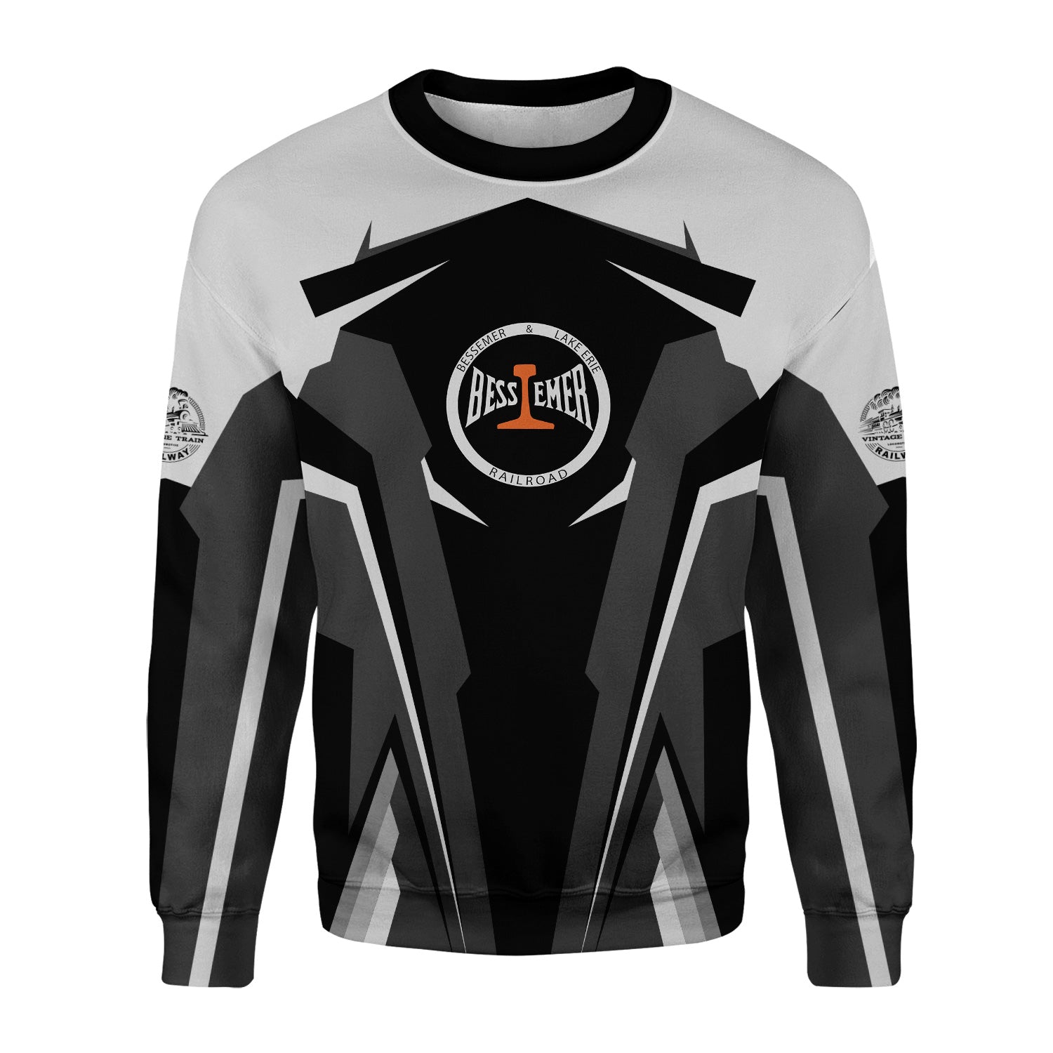 Railspirit Personalized Bessemer And Lake Erie Railroad Sweatshirt Strong Line Style Train Unisex Shirt All Over Print