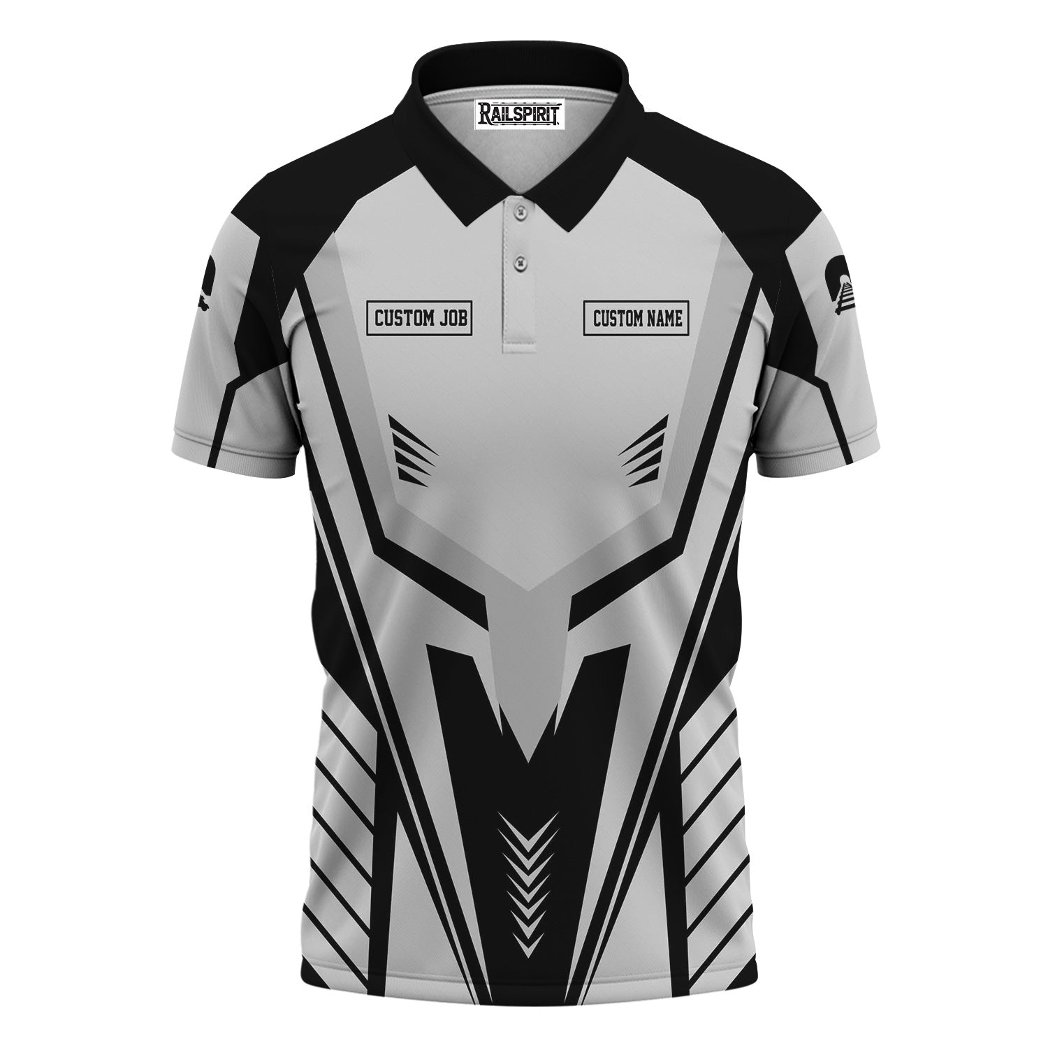 Railspirit Personalized Bessemer And Lake Erie Railroad Polo Shirt Workwear-Inspired with Custom Position Train Shirt