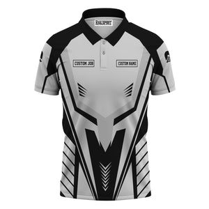 Railspirit Personalized Bessemer And Lake Erie Railroad Polo Shirt Workwear-Inspired with Custom Position Train Shirt