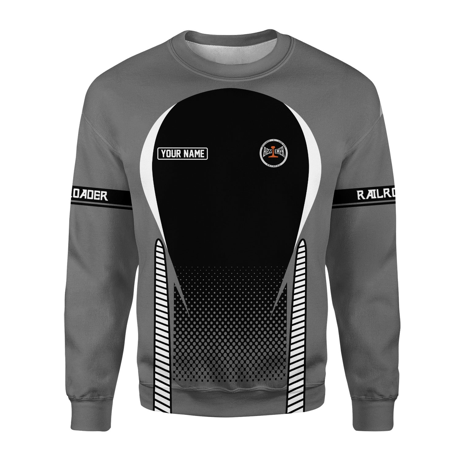 Railspirit Personalized Bessemer And Lake Erie Railroad Sweatshirt Stress Is Caused By Not Having Enough Trains Shirt All Over Print Shirt