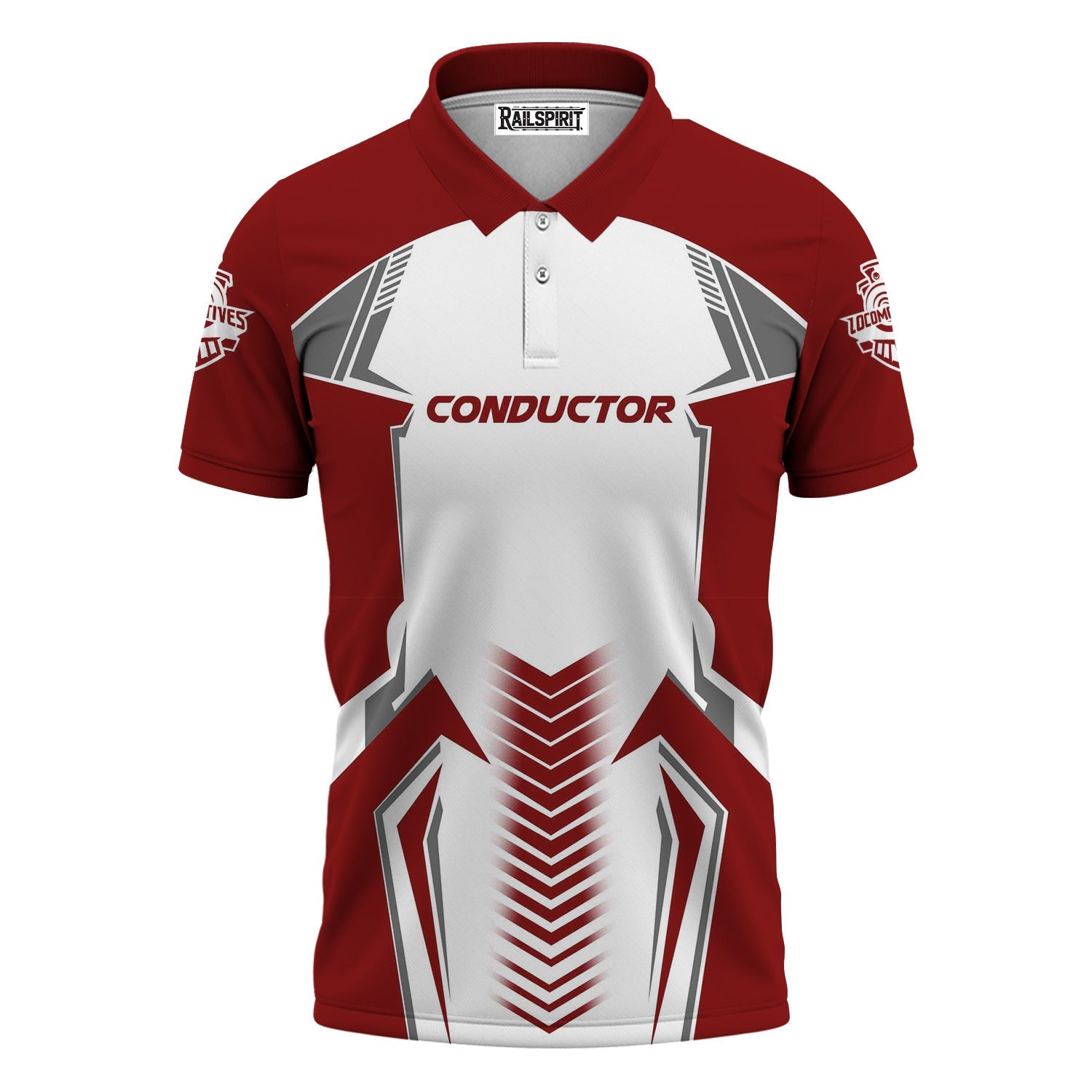 Railspirit Personalized Detroit & Mackinac Railroad Polo Shirt Standout Style with Custom Position Train Shirt