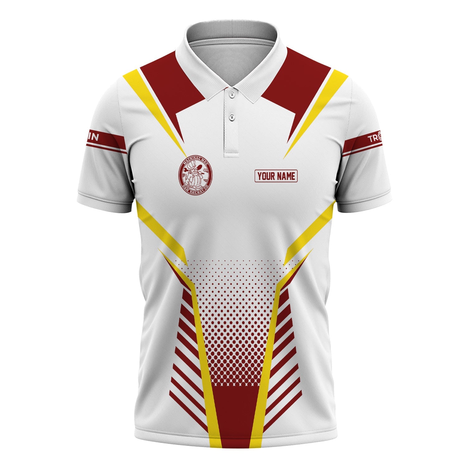 Railspirit Personalized Detroit & Mackinac Railroad Polo Shirt Unisex Train Shirt All Over Print