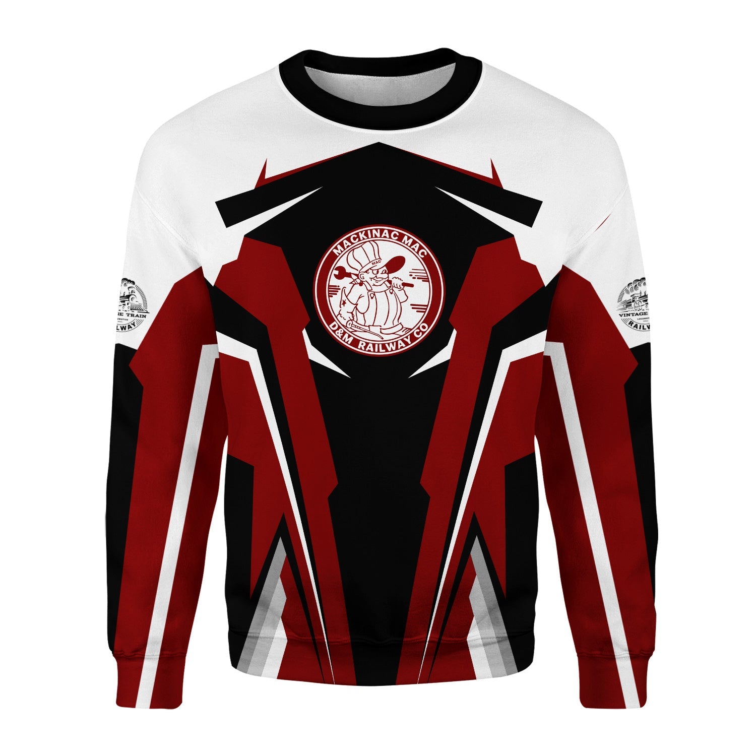 Railspirit Personalized Detroit & Mackinac Railroad Sweatshirt Strong Line Style Train Unisex Shirt All Over Print