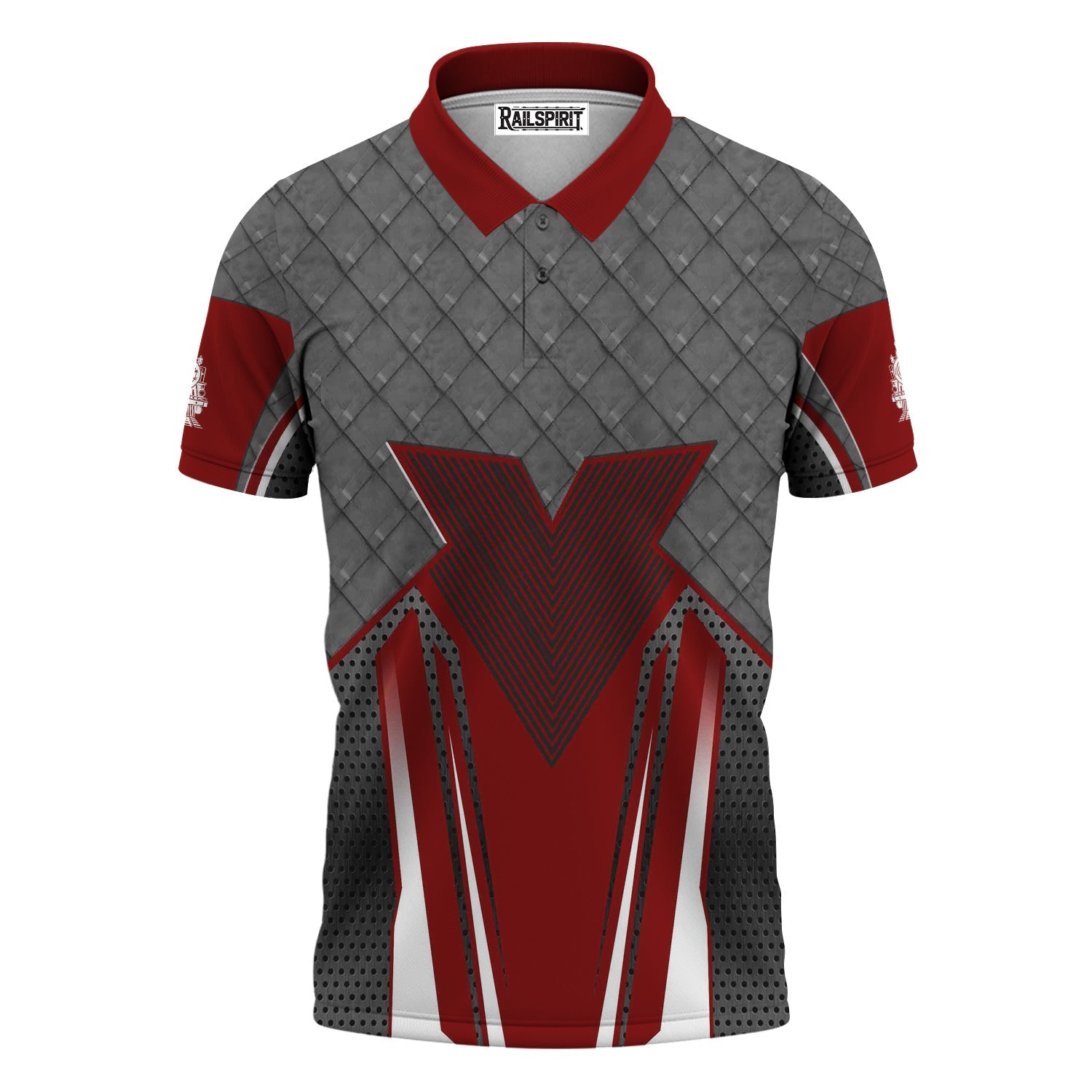 Railspirit Personalized Detroit & Mackinac Railroad Polo Shirt Rugged Steel Vibes Train Shirt All Over Print