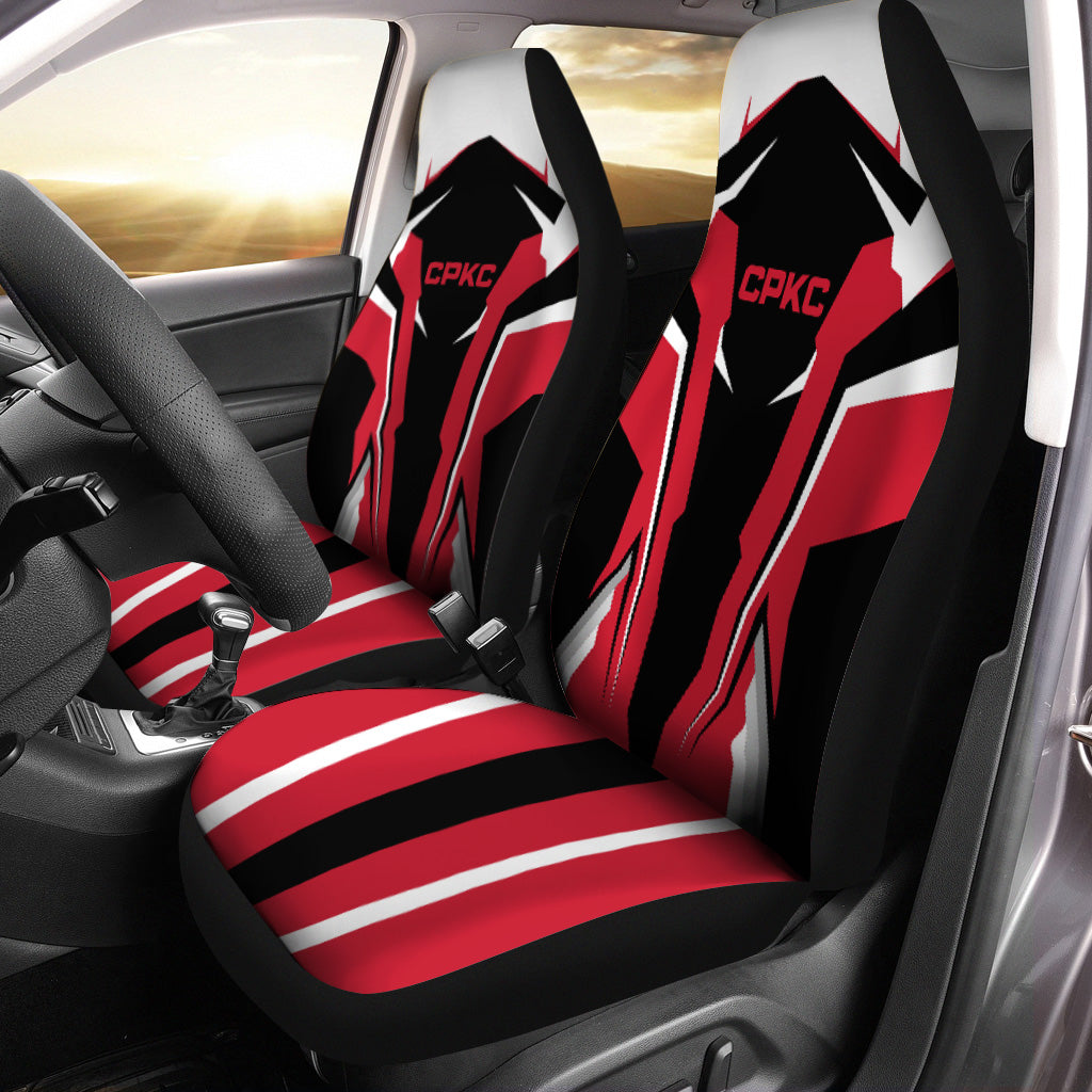 Railspirit Canadian Pacific Kansas City Car Seat Cover Strong Line Style CPKC Seat Cover