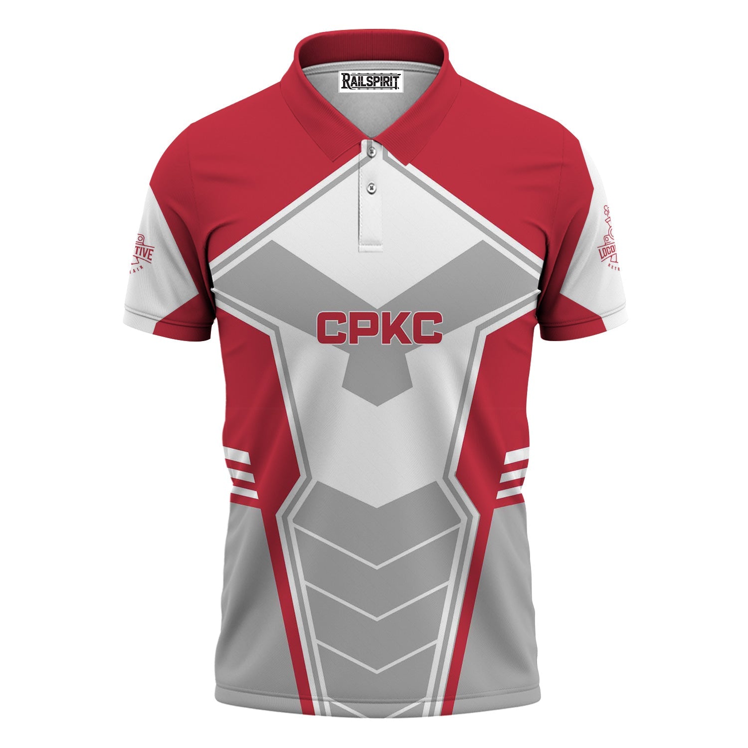Railspirit Personalized Canadian Pacific Kansas City Polo Shirt Engine-Inspired Style CPKC Train Shirt for Railroad Fanatic