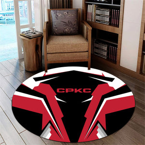 Railspirit Canadian Pacific Kansas City Round Mat Strong Line Style CPKC Mat All Over Print