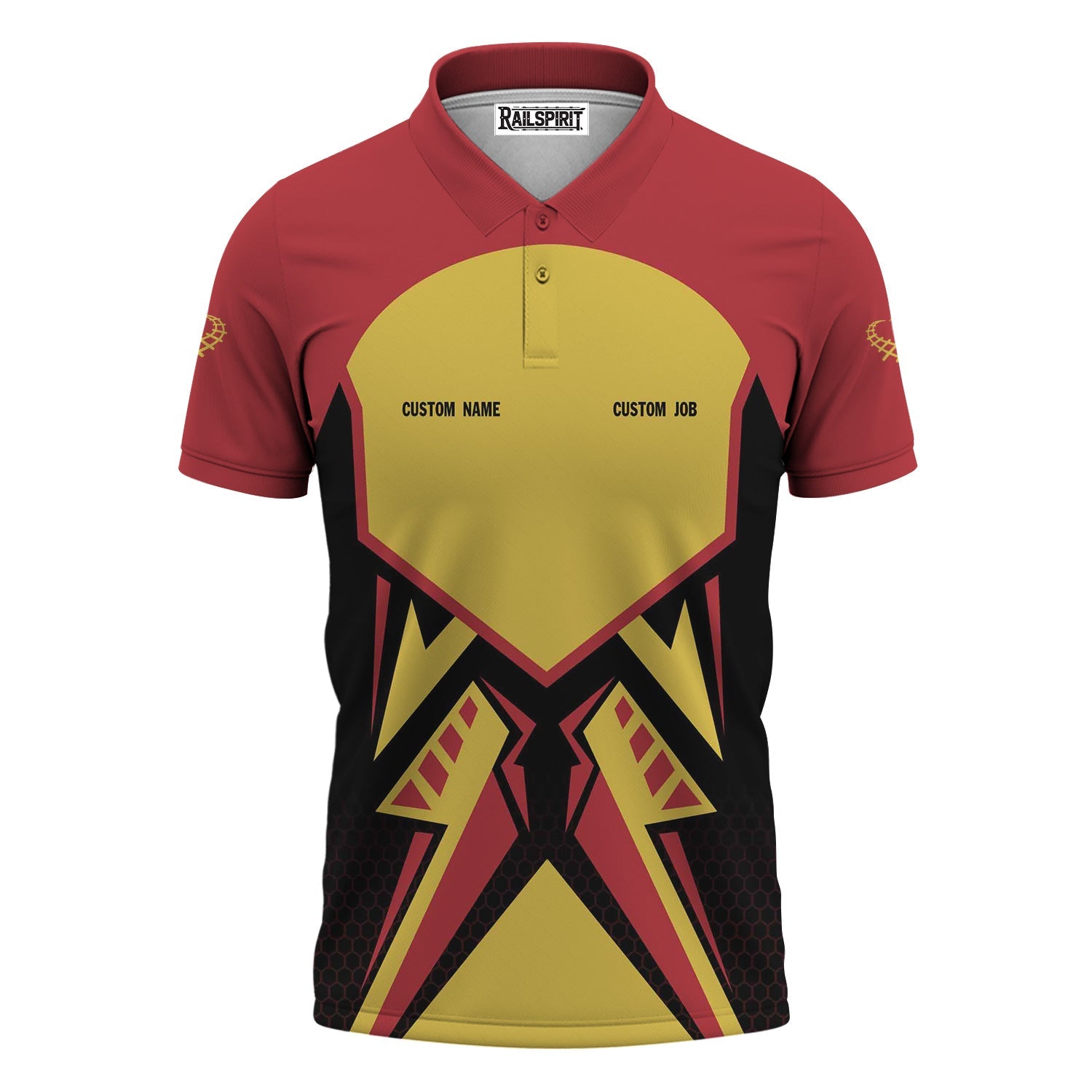 Railspirit Personalized Florida East Coast Railway Polo Shirt Vibriant Style with Custom Position Train Shirt