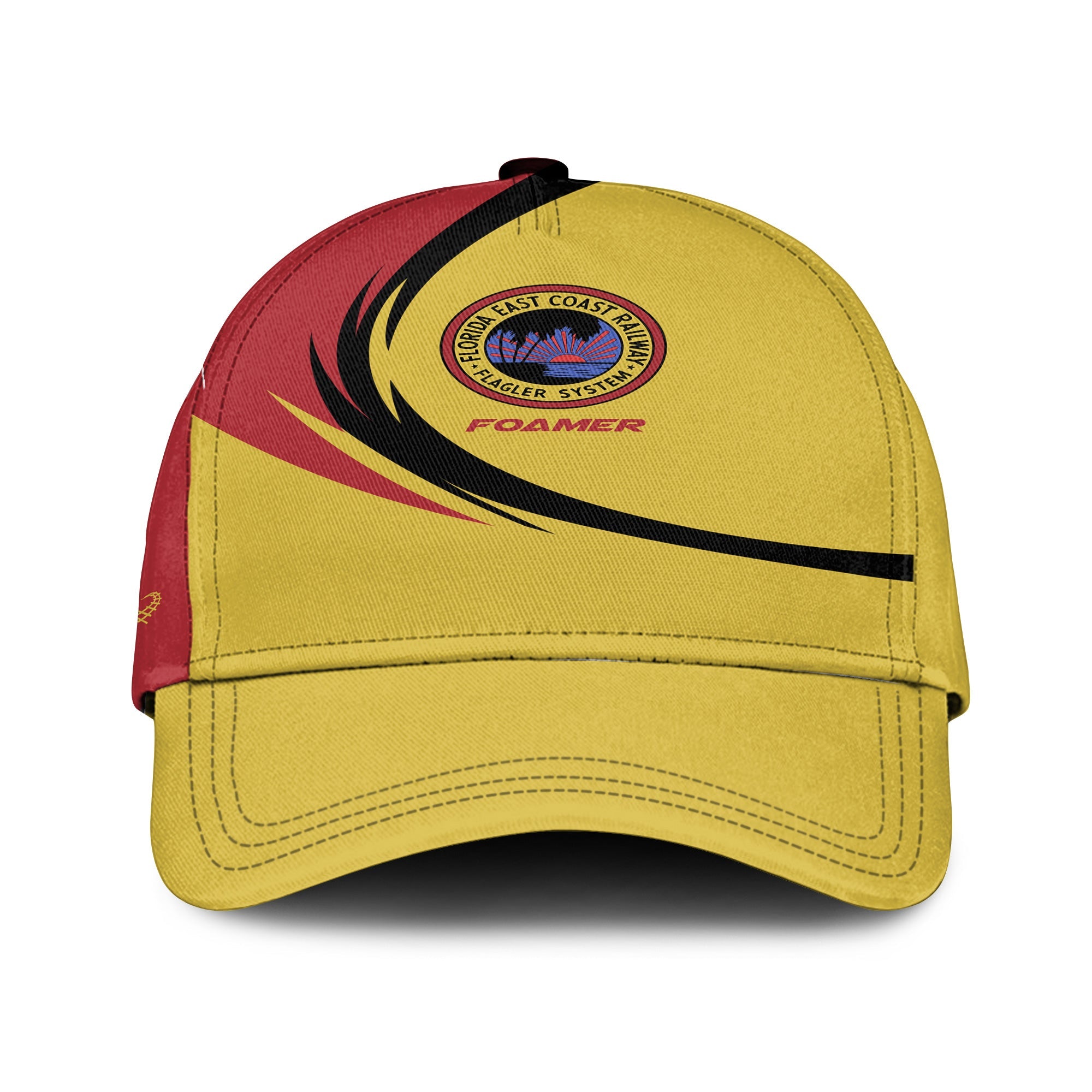 Railspirit Florida East Coast Railway Classic Cap Unique Graphic Style Cap For Train Enthusiasts