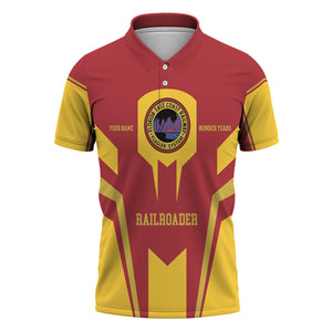 Railspirit Personalized Florida East Coast Railway Polo Shirt Custom Year Railroader Shirt Gift Idea For Train Lover