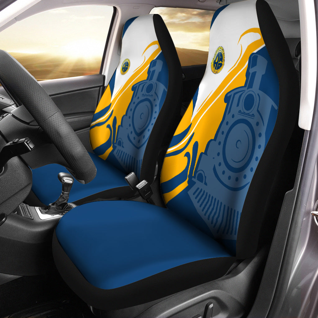 Railspirit Alaska Railroad Car Seat Cover Flame-Inspired Style Seat Cover Gift Idea For Train Lovers