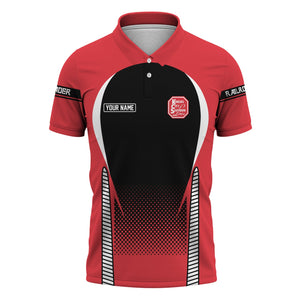 Railspirit Personalized Kansas City Southern Polo Shirt Stress Is Caused By Not Having Enough Trains Shirt All Over Print