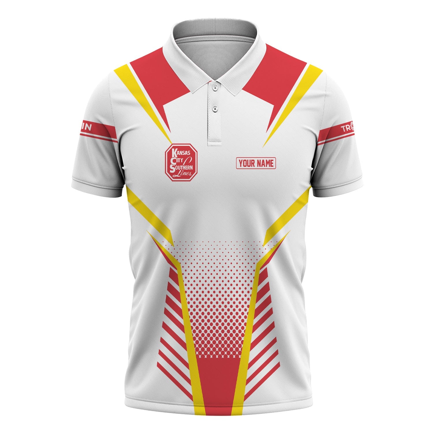 Railspirit Personalized Kansas City Southern Polo Shirt Unisex Train Shirt All Over Print