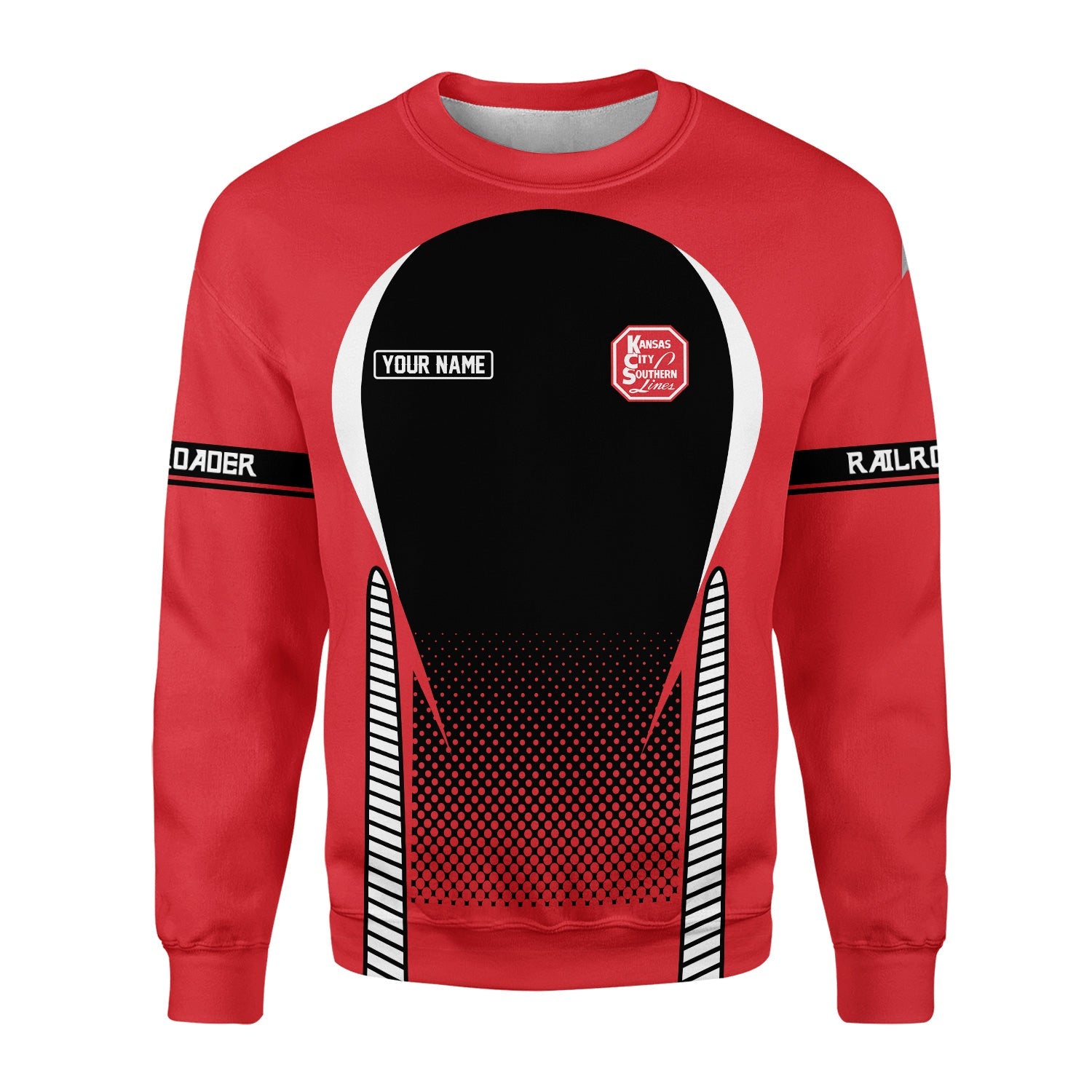 Railspirit Personalized Kansas City Southern Sweatshirt Stress Is Caused By Not Having Enough Trains Shirt All Over Print Shirt