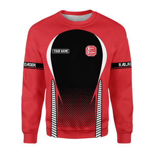 Railspirit Personalized Kansas City Southern Sweatshirt Stress Is Caused By Not Having Enough Trains Shirt All Over Print Shirt