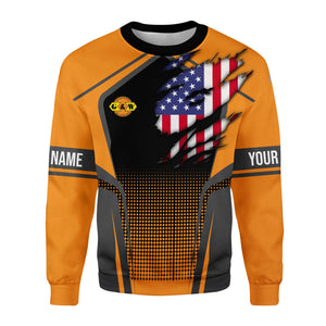 Railspirit Personalized Genesee & Wyoming Inc. Railroad Sweatshirt American Eagle Vintage Train Shirt