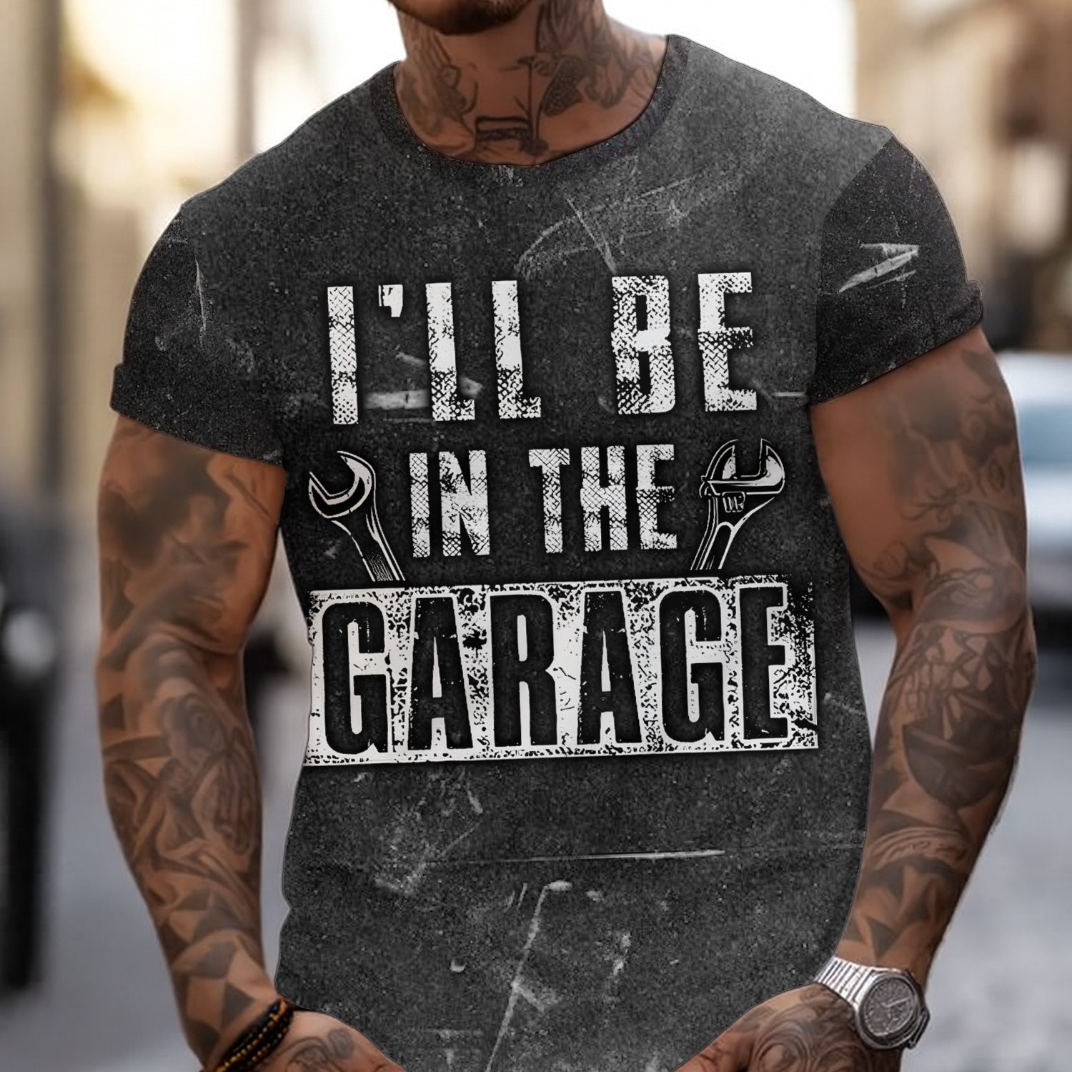 Vintage Mechanic Shirt I'll Be In The Garage T Shirt