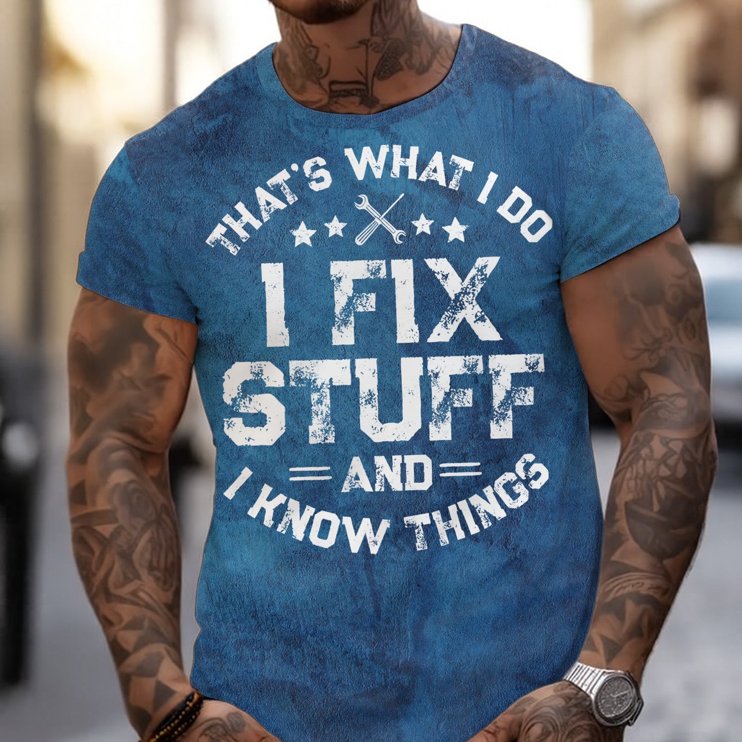 Vintage Mechanic Shirt That's What I Do I Fix Stuff And I Know Things T Shirt