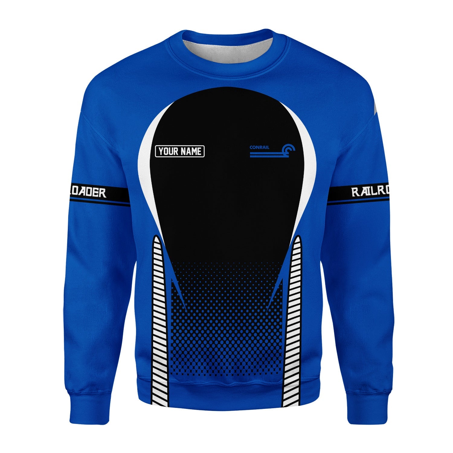 Railspirit Personalized Conrail Railroad Sweatshirt Stress Is Caused By Not Having Enough Trains Shirt All Over Print Shirt