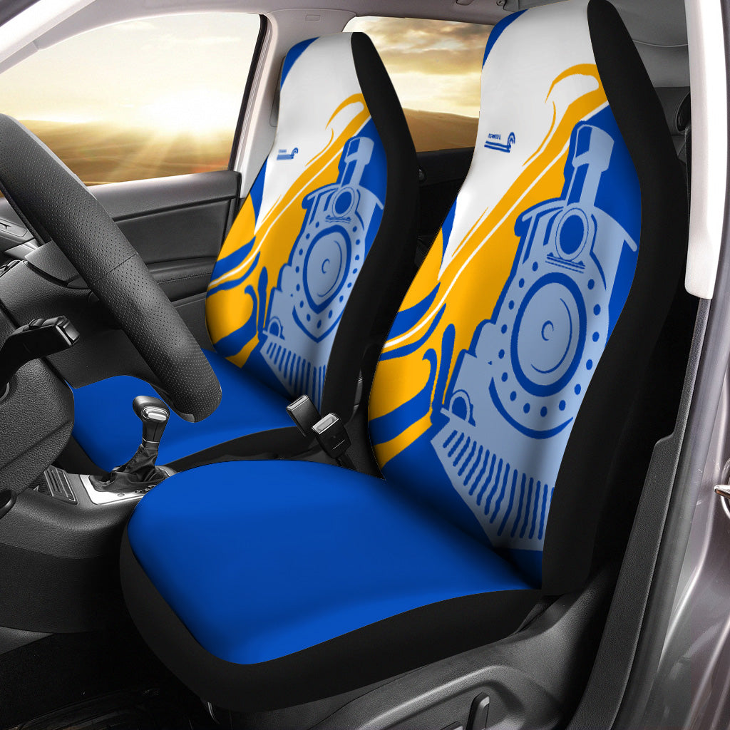 Railspirit Conrail Railroad Car Seat Cover Flame-Inspired Style Seat Cover Gift Idea For Train Lovers