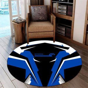 Railspirit Conrail Railroad Round Mat Strong Line Style Rug All Over Print
