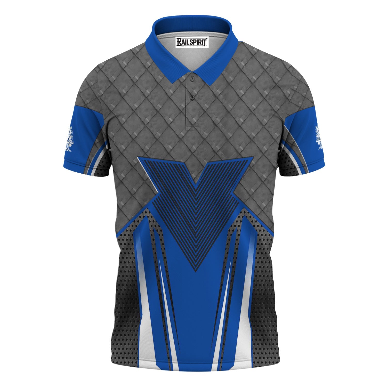 Railspirit Personalized Conrail Railroad Polo Shirt Rugged Steel Vibes Train Shirt All Over Print