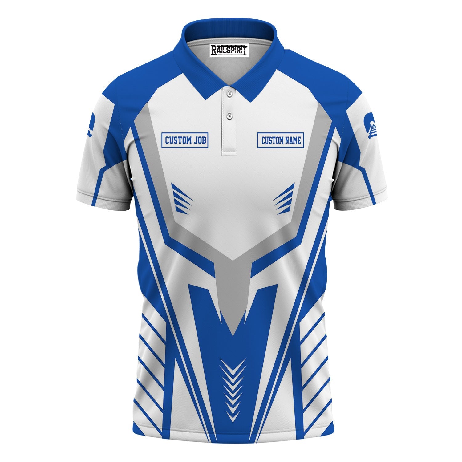 Railspirit Personalized Conrail Railroad Polo Shirt Workwear-Inspired with Custom Position Train Shirt