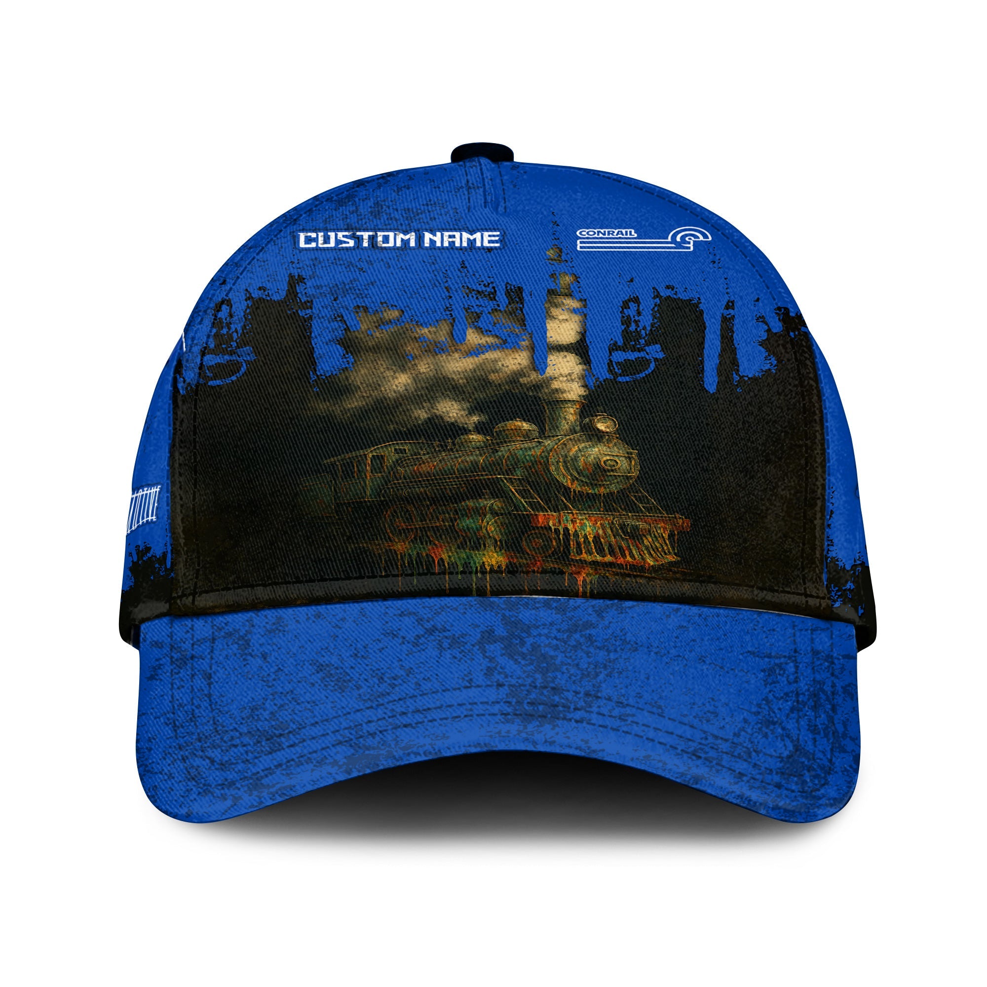 Railspirit Personalized Conrail Railroad Classic Cap Vintage Train Art Style Cap For Locomotive Fans