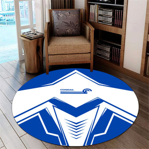 Railspirit Conrail Railroad Round Mat Railway Trainspotter Style Mat Gift Idea For Foamers