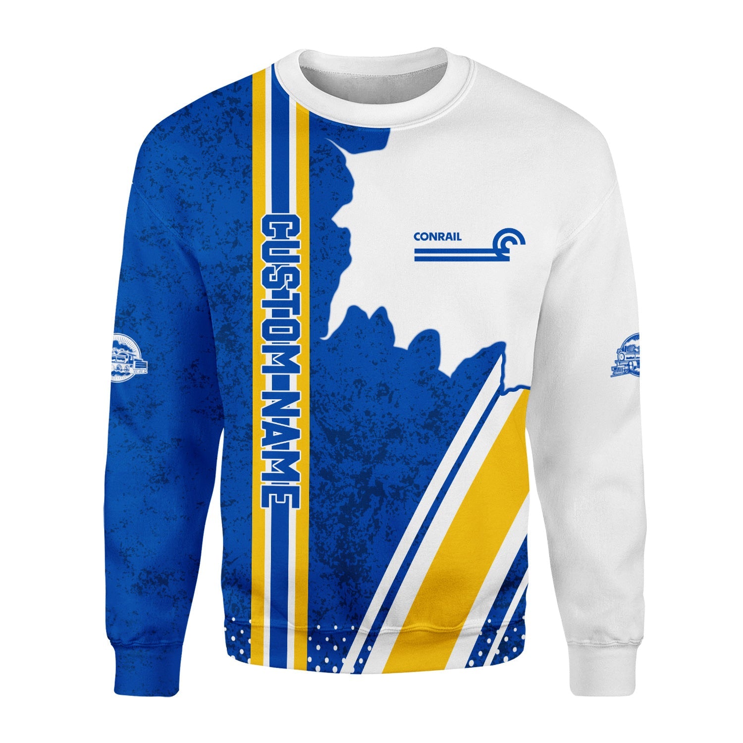 Railspirit Personalized Conrail Railroad Sweatshirt All Over Printed Unisex Shirt