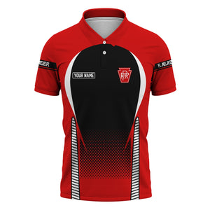 Railspirit Personalized Pennsylvania Railroad Polo Shirt Stress Is Caused By Not Having Enough Trains Shirt All Over Print