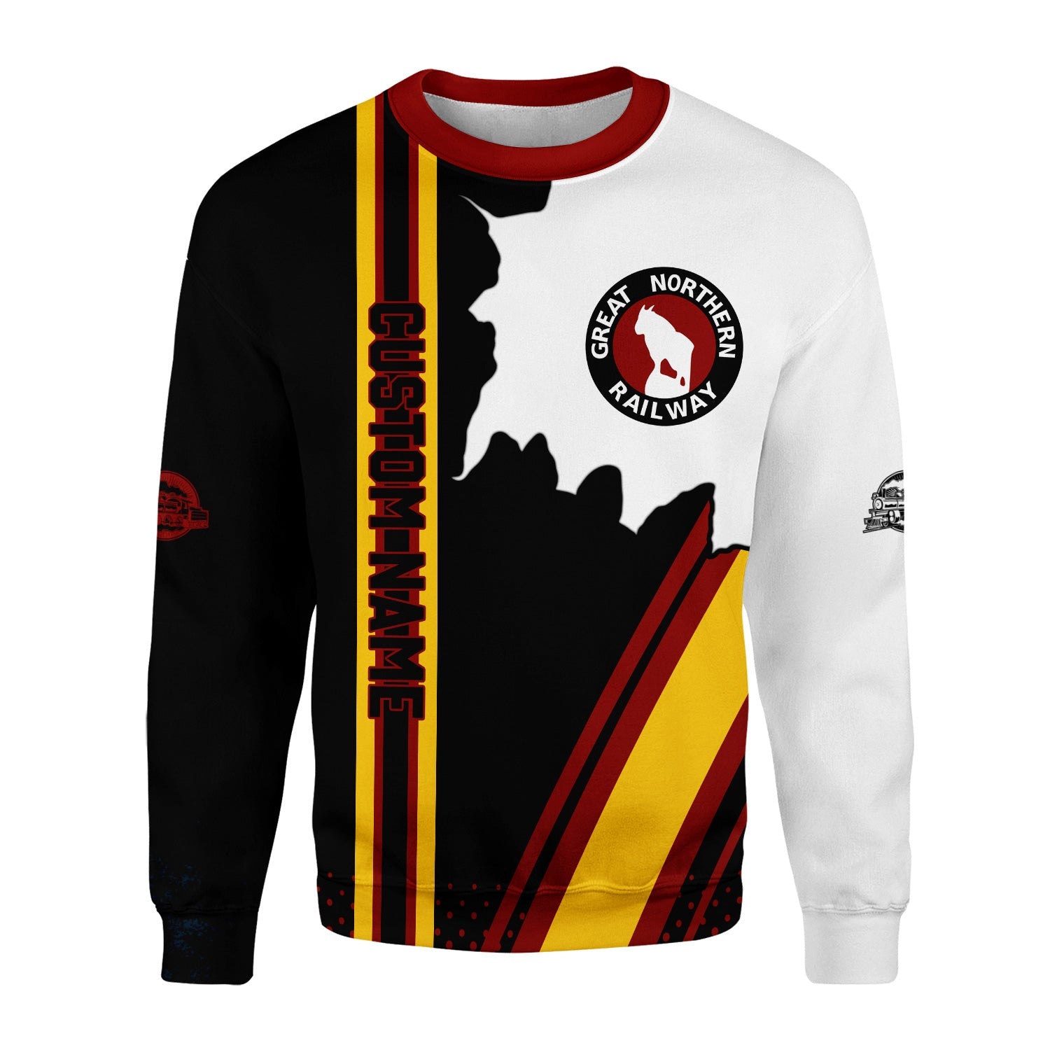 Railspirit Personalized Great Northern Railway Sweatshirt GNR All Over Printed Unisex Shirt