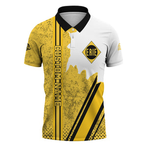 Railspirit Personalized Erie Railroad Polo Shirt All Over Printed Unisex Shirt