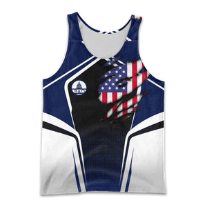 Railspirit Personalized Baltimore and Ohio Railroad Men Tank Top American Eagle Vintage Train B&O Shirt