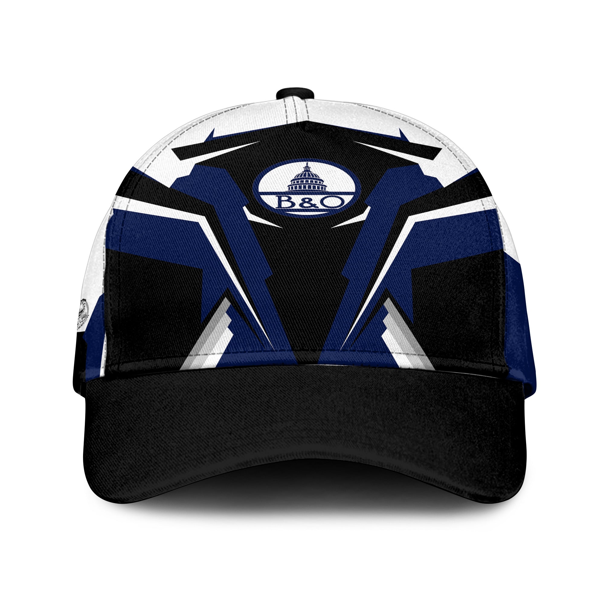 Railspirit Baltimore and Ohio Railroad Classic Cap Strong Line Style B&O Cap All Over Print