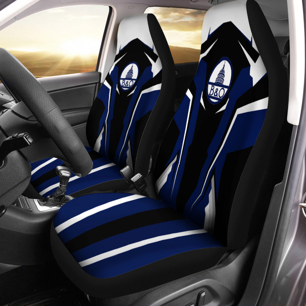 Railspirit Baltimore and Ohio Railroad Car Seat Cover Strong Line Style B&O Seat Cover