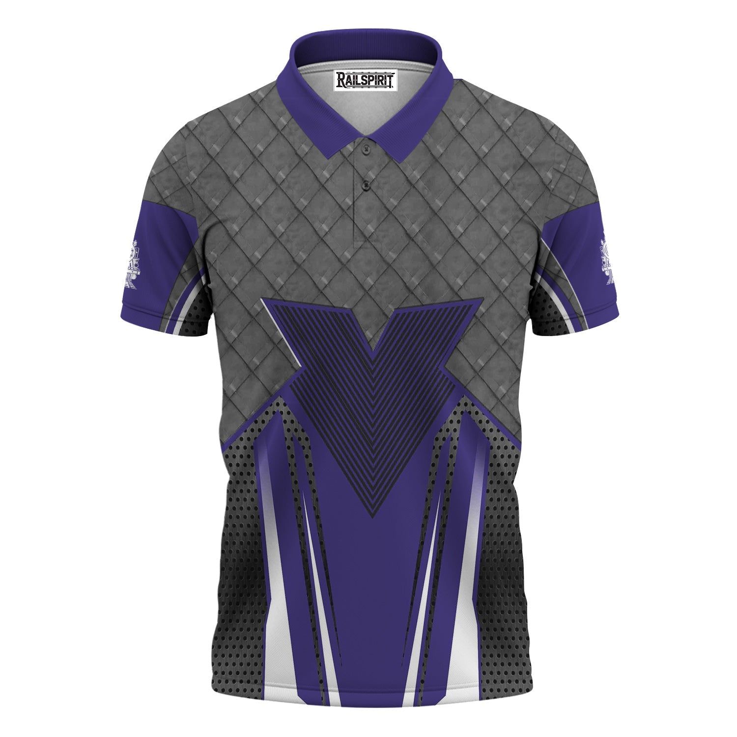 Railspirit Personalized Southern Pacific Railroad Polo Shirt Rugged Steel Vibes Train Shirt All Over Print