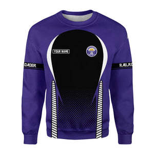 Railspirit Personalized Southern Pacific Railroad Sweatshirt Stress Is Caused By Not Having Enough Trains Shirt All Over Print Shirt