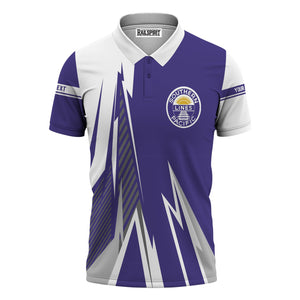 Railspirit Personalized Southern Pacific Railroad Polo Shirt Lightning-Inspired Railway Style Shirt For Train Lovers