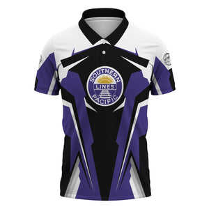 Railspirit Personalized Southern Pacific Railroad Polo Shirt Strong Line Style Train Unisex Shirt All Over Print