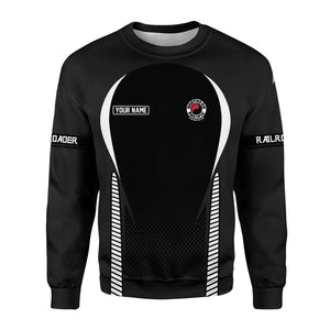 Railspirit Personalized Northern Pacific Railway Sweatshirt Stress Is Caused By Not Having Enough Trains Shirt All Over Print Shirt