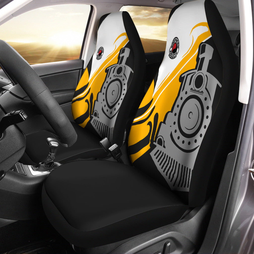 Railspirit Northern Pacific Railway Car Seat Cover Flame-Inspired Style Seat Cover Gift Idea For Train Lovers